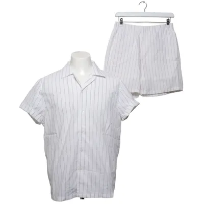 Pyjama (Blanc) de Shein Coton, Polyester