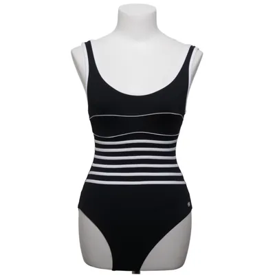 Maillot de bain une pièce (Noir, Blanc) de HP Élasthane, Polyamide