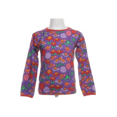 Langærmet t-shirt (Lilla, Flerfarvet) fra Småfolk Økologisk bomuld, Elastan