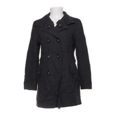 Coat (Gray) from Lee Cooper Polyester, Wool