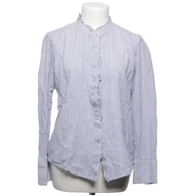 Blouse (Blauw, Wit) van Vanessabruno Katoen