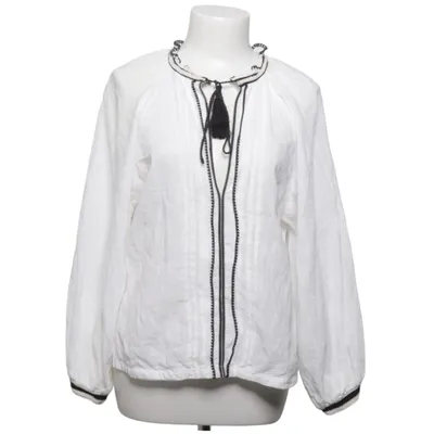Blouse (White) from Zara Cotton