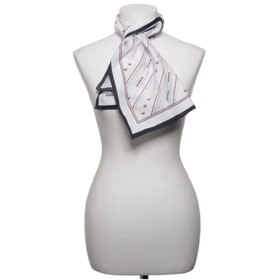 Kostymsjal (Vit, Svart, Röd) från Caroline Polyester