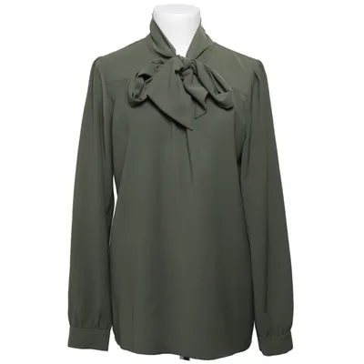 Pussy bow blouse (Green) from Cvrd Recycled polyester