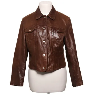 Veste en cuir (Marron) de Marciano Cuir, Polyester