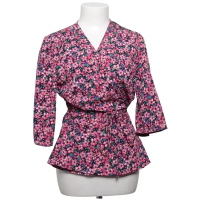 Slå-om bluse (Pink, Blå, Flerfarvet) fra Pernilla Wahlgren Polyester