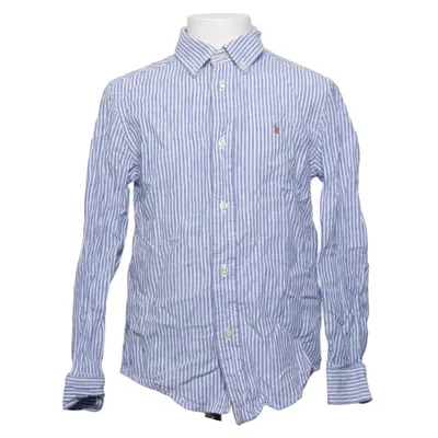 Chemise (Bleu, Blanc) de Polo Ralph Lauren Coton, Lin