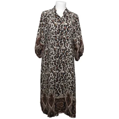 Robe longue (Marron, Noir, Beige) de Mix By