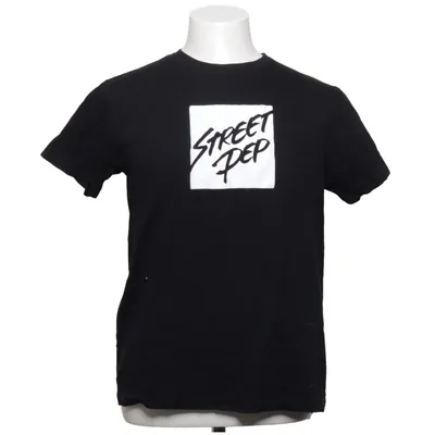 T-shirt (Zwart) van Clique Katoen