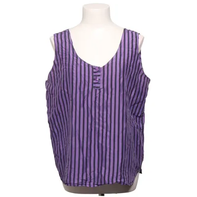 Tank Top (Purple, Black) from Reine Seide Silk
