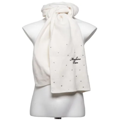 Scarf (White) from Moschino Teen Angora, Cashmere, Polyamide