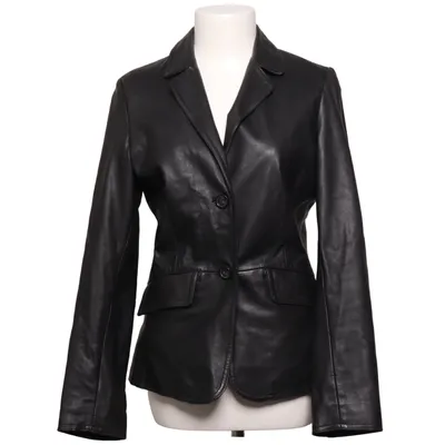 Blazer en cuir (Noir) de Garrasco Cuir, Polyester