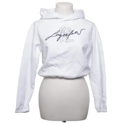 Capuchon sweater (Wit) van Karl Lagerfeld Organisch katoen