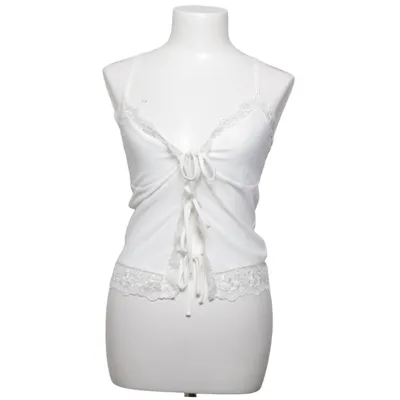 Tanktop (Romantic Rib Lace Top) van NLY Elastaan, Polyester, Viscose
