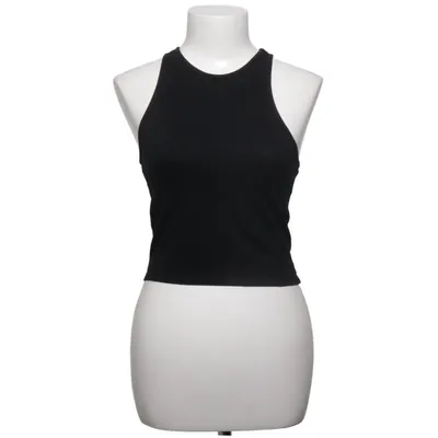 Crop top (Zwart) van H&M Katoen, Elastaan