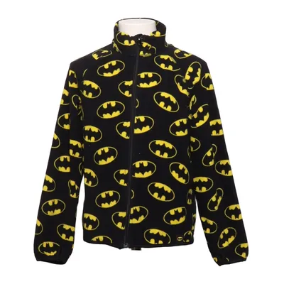 Fleecejakke (Sort, Gul) fra H&M Sport Polyester