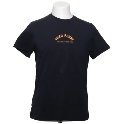 T-shirt (Noir) de Fred Perry Coton, Élasthane