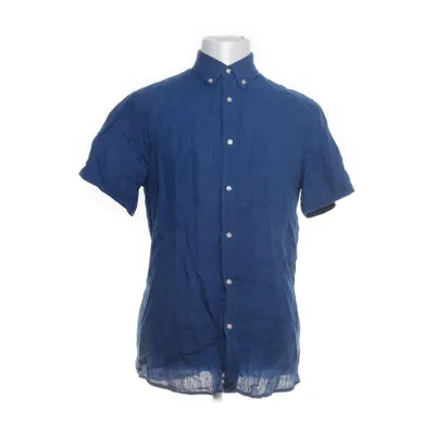 Korte mouwen shirt (Blauw) van Bläck Linnen