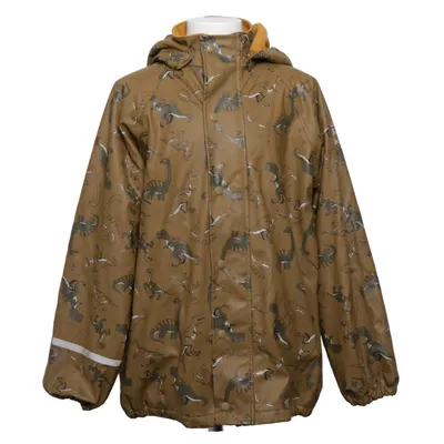 Rain jacket (Brown) from Celavi Polyurethane, Recycled polyester