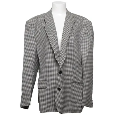 Blazer (Black, White) from Boutique Viscose, Wool