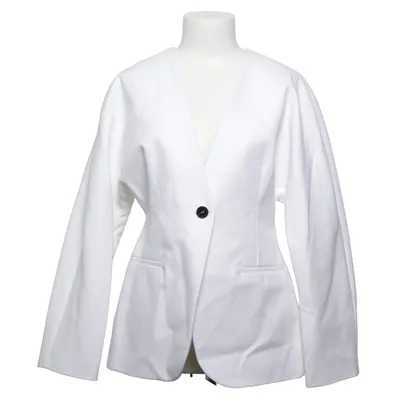 Blazer (Hvid) fra Zara Bomuld