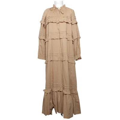 Maxi jurk (Beige) van Skall Studio Organisch katoen
