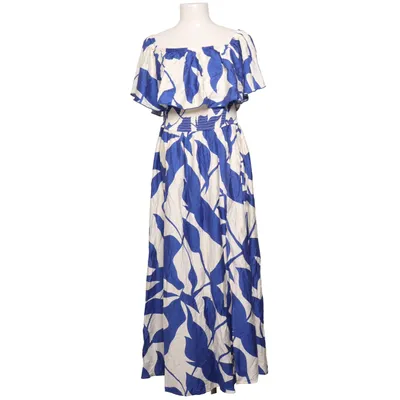 Maxi dress (Blue, White) from Cupshe