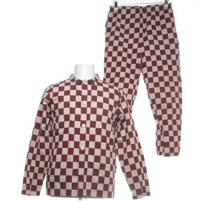 Pajamas (Red, Beige) from Nufferton Cotton