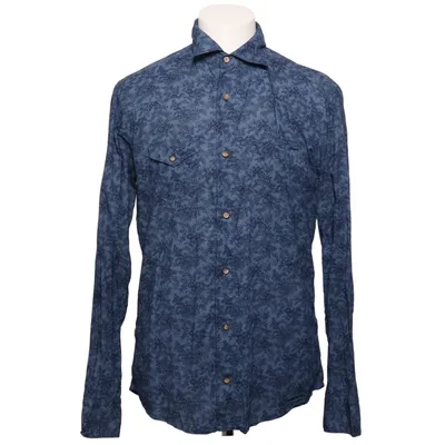 Shirt (Blue) from Eleventy Cotton