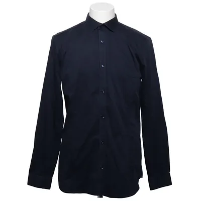 Chemise (Bleu) de Premium by Jack & Jones Coton, Élasthane