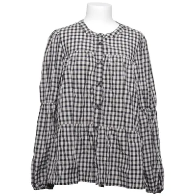 Blouse (Black, White) from VRS Woman Lyocell, Polyester