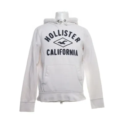 Hoodie (White, Multicolored) from Hollister California Cotton, Polyester
