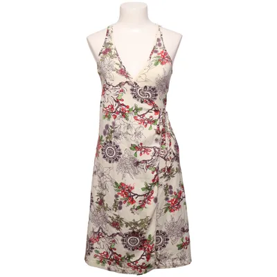 Dress (White, Multicolored) from Smirk Cotton, Elastane