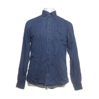 Denim blouse (Blauw) van Dressmann Katoen