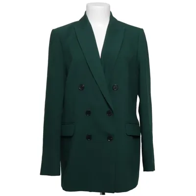 Blazer (Green) from Zara Polyester, Viscose