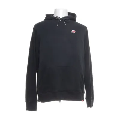 Capuchon sweater (Zwart) van New Balance Katoen, Elastaan, Polyester