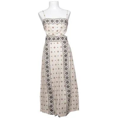 Långklänning (Beige, Svart) från Zara Linne, Viskos