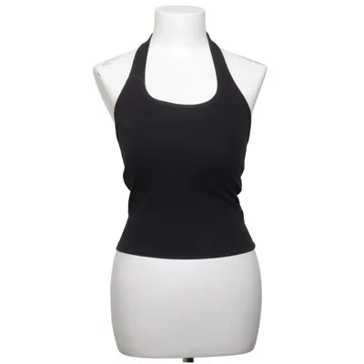 Haut dos-nu (Noir) de Uniqlo Coton, Élasthane, Polyamide, Polyester, Viscose