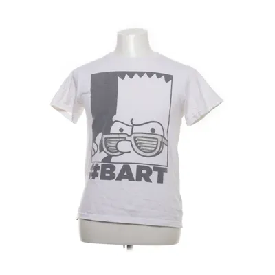 T-shirt (Vit, Svart) från The Simpsons Bomull