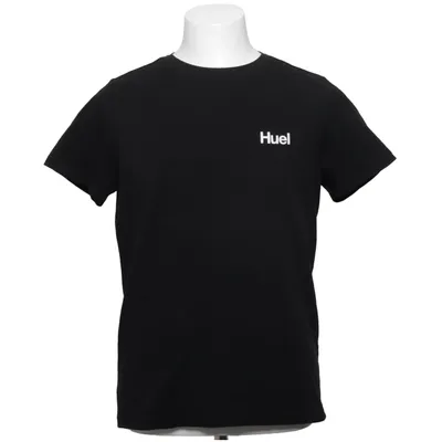 T-shirt (Noir) de Huel Coton, Élasthane