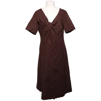 Robe (Marron) de Camilla Thulin Élasthane, Lin, Viscose