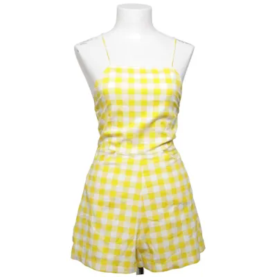 Byxdress (Gul, Vit) från Mango Bomull, Elastan, Viskos