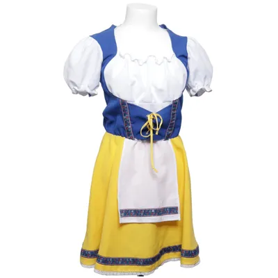 Dirndl (Blauw, Geel, Wit) Polyester