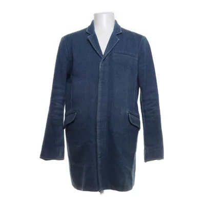 Coat (Blue) from Denham Cotton, Polyester, Wool