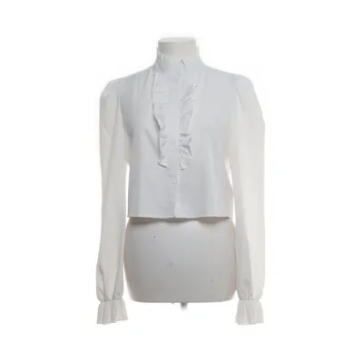 Blus (Vit) från Romwe Bomull, Elastan