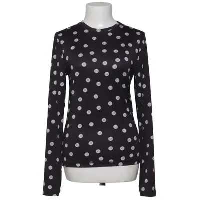 Långärmad t-shirt (Svart, Vit) från Stine Goya Elastan, Polyester