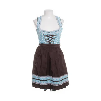 Dirndl (Blue, Multicolored) from Fuchs Trachtenmoden Cotton, Polyester