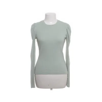 Blouse (Groen) van Pieces Katoen, Elastaan