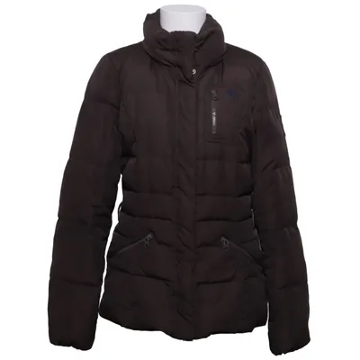 Down jacket (Brown) from Abercrombie & Fitch Down, Faux fur, Feather, Polyester