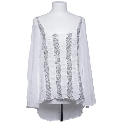 Bluse (Hvid, Flerfarvet) fra Sira Viscose